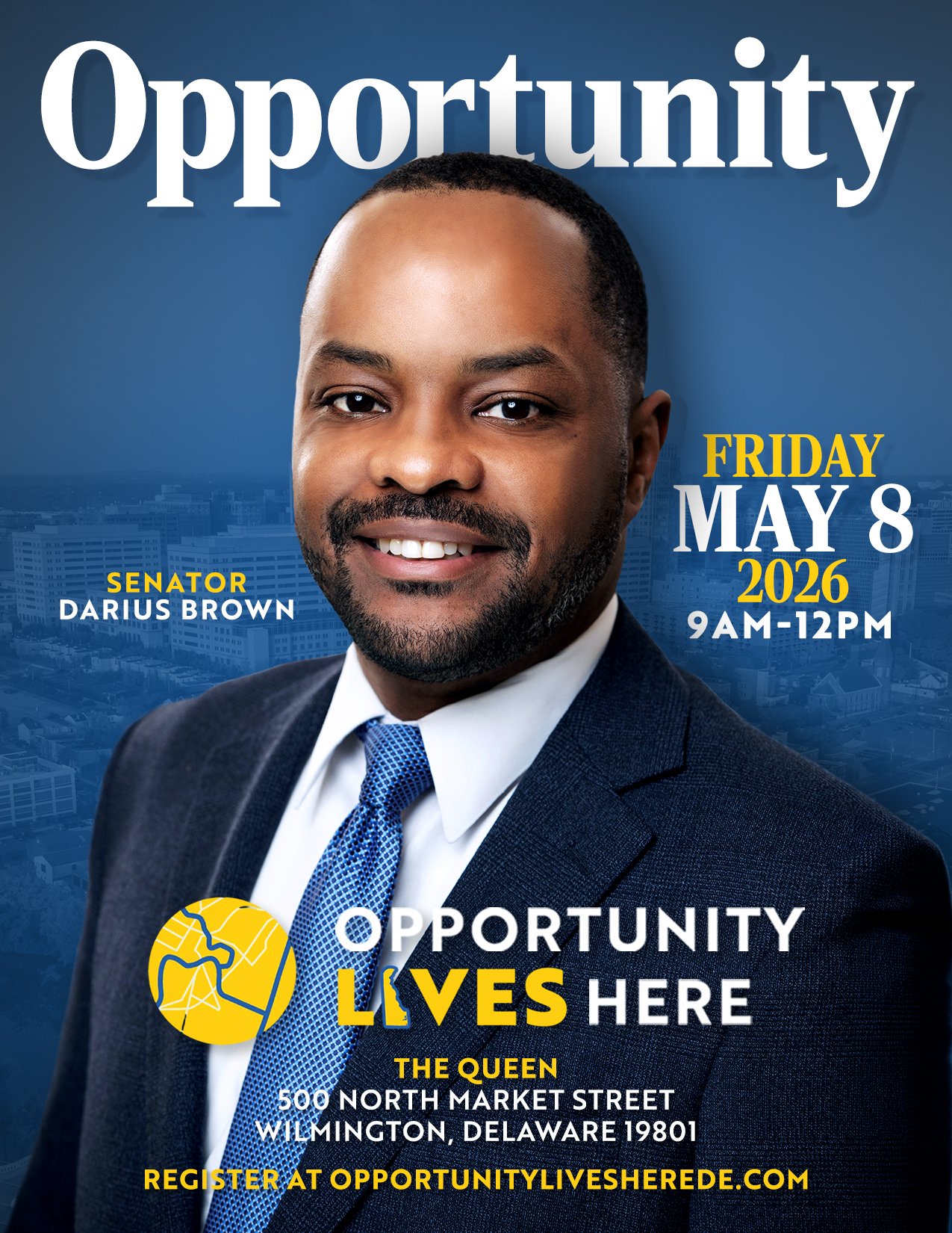 Opportunity LIVES Here May 8, 2026 flyer